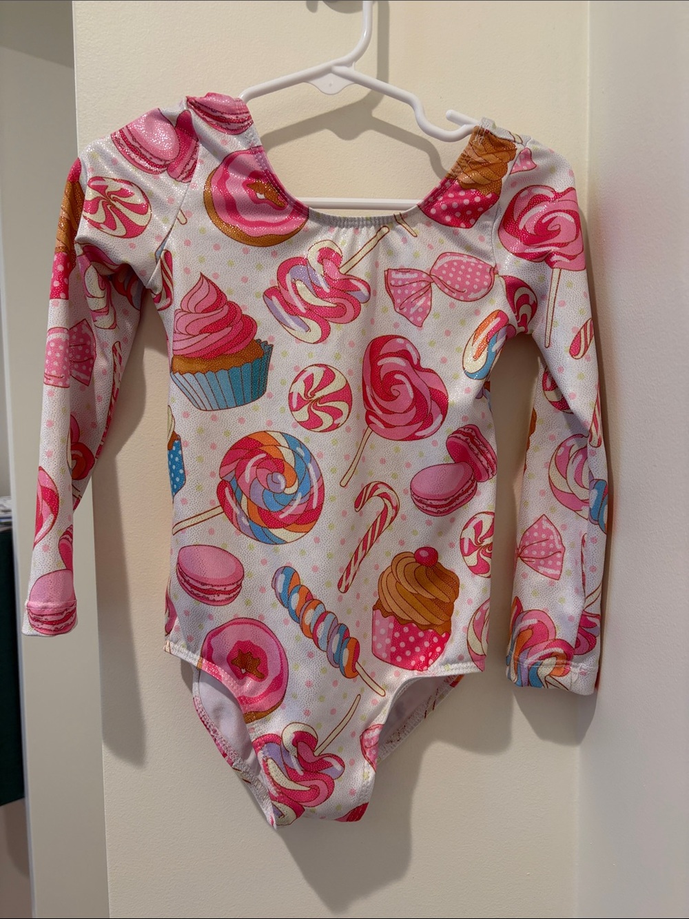 Girl’s Gymnastics Dance Long Sleeve One-Piece Leotard